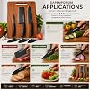 Kitchen Knife Set with Wood Chopping