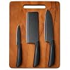 Kitchen Knife Set with Wood Chopping